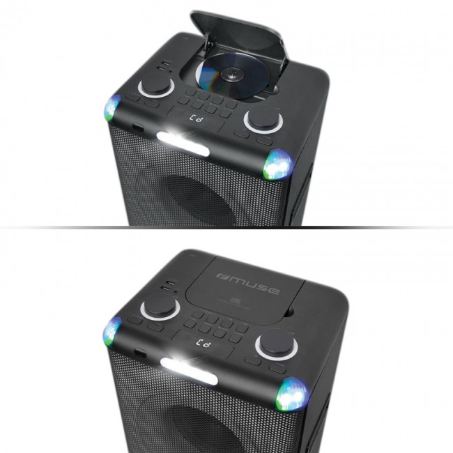 Party Box Bluetooth Με Μικρόφωνο USB/CD M-1958DJ MUSE