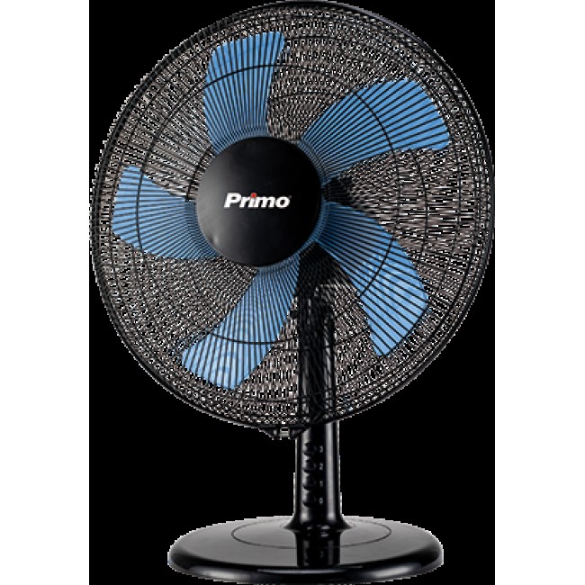 Ανεμιστήρας Επιτραπέζιος PRTF-80444 Primo 16'' 40εκ. Μαύρος-Μπλε