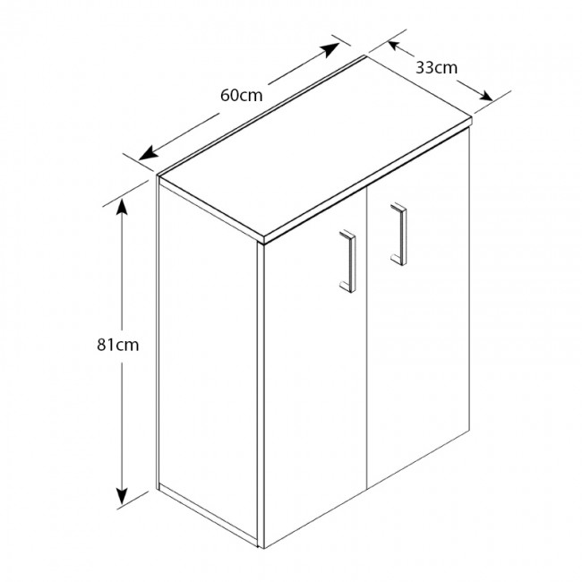 Παπουτσοθήκη μελαμίνης Vico Megapap χρώμα λευκό 60x33x81εκ.