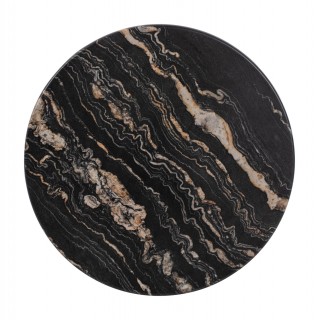 ΕΠΙΦΑΝΕΙΑ ΤΡΑΠΕΖΙΟΥ Φ60Χ2.5εκ. 5787 WERZALIT BLACK GOLD MARBLE HM5227.15