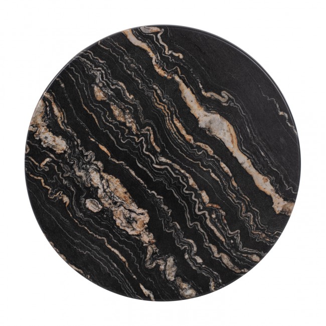 ΕΠΙΦΑΝΕΙΑ ΤΡΑΠΕΖΙΟΥ Φ60Χ2.5εκ. 5787 WERZALIT BLACK GOLD MARBLE HM5227.15