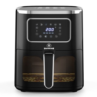 Φριτέζα αέρος - AirFryer Human HU-390 με αποσπώμενο κάδο 5L 1500W