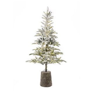 ΔΕΝΔΡΟ PRE-LIT PRINCESS PINE 210EK ME 200 ΛΕΥΚΑ LED ΣΕ FIBER GLASS RESIN ΒΑΣΗ