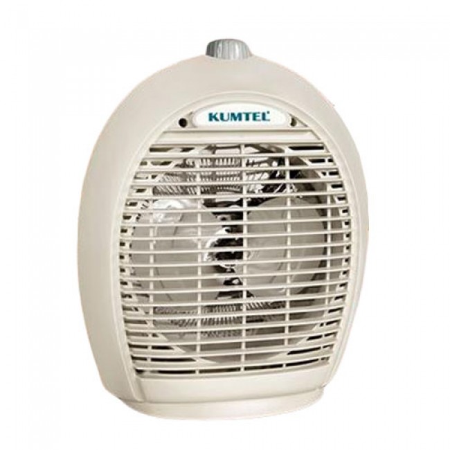 Αερόθερμο KUMTEL LX-6331 2000W χρώμα μπεζ 24x16x29εκ.