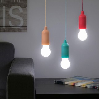 Λάμπα Led Innovagoods V0101149 φορητή με κορδόνι και μπαταρίες Ø5,5x16,5εκ.