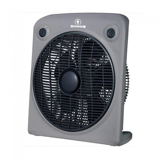 Ανεμιστήρας δαπέδου Box Fan 30cm 12'' 50W - Human VRTY-30G